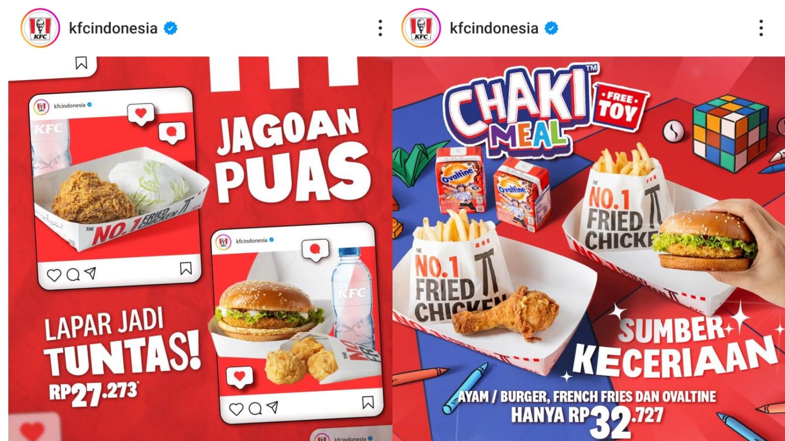 SAMBUT Lebaran! Promo KFC April 2024, Dapatkan Jagoan Puas Rp 27 Ribuan, Chaki Meal Rp 32 Ribuan