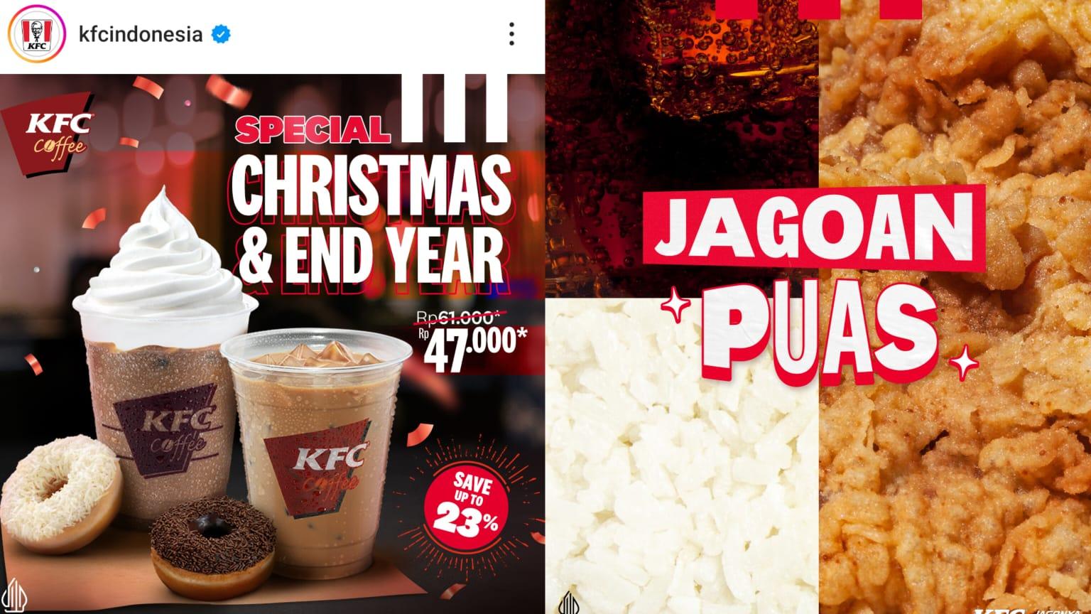SPESIAL! Promo Akhir Tahun KFC 25-31 Desember 2024, Paket Jagoan Puas Mulai Rp 27 Ribuan
