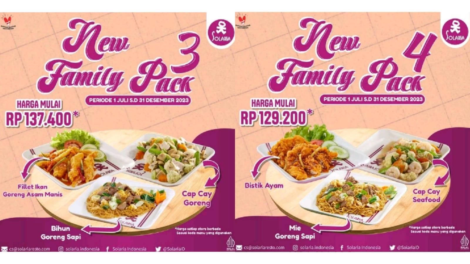 SPESIAL! Promo Solaria Desember 2023, Dapatkan Paket New Familly Mulai Dari Rp 129 Ribuan