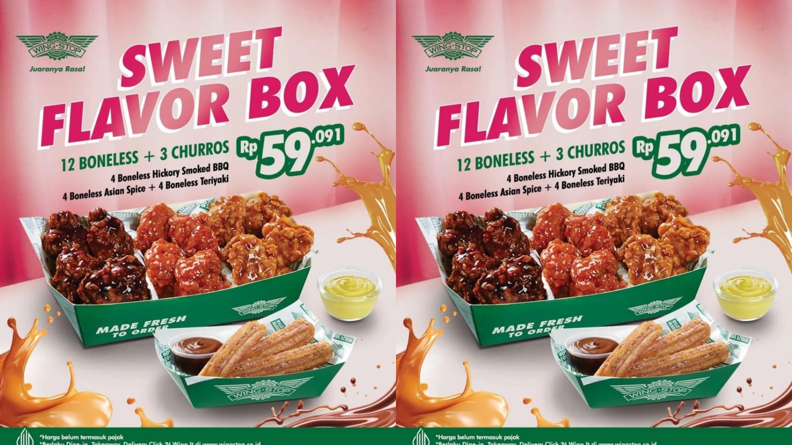 Sambut IMLEK dan Valentine, 4 Promo Wingstop Februari 2024, Dapatkan Sweet Flavor Box Rp 59 Ribuan