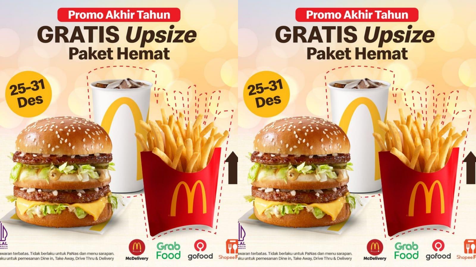 Sambut TAHUN BARU! Promo McD 28-31 Desember 2023, Nikmati Paket Hemat Burger dengan Harga Spesial
