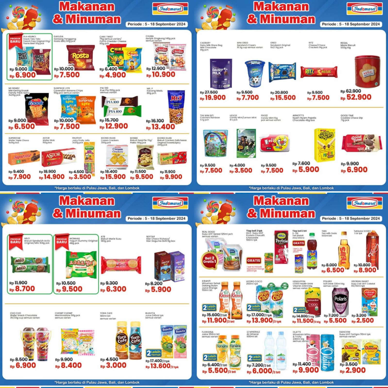 Promo Meriah Indomaret 12-18 September 2024, Minyak Goreng Tropical Rp 34.900, GIV Rp 12.900
