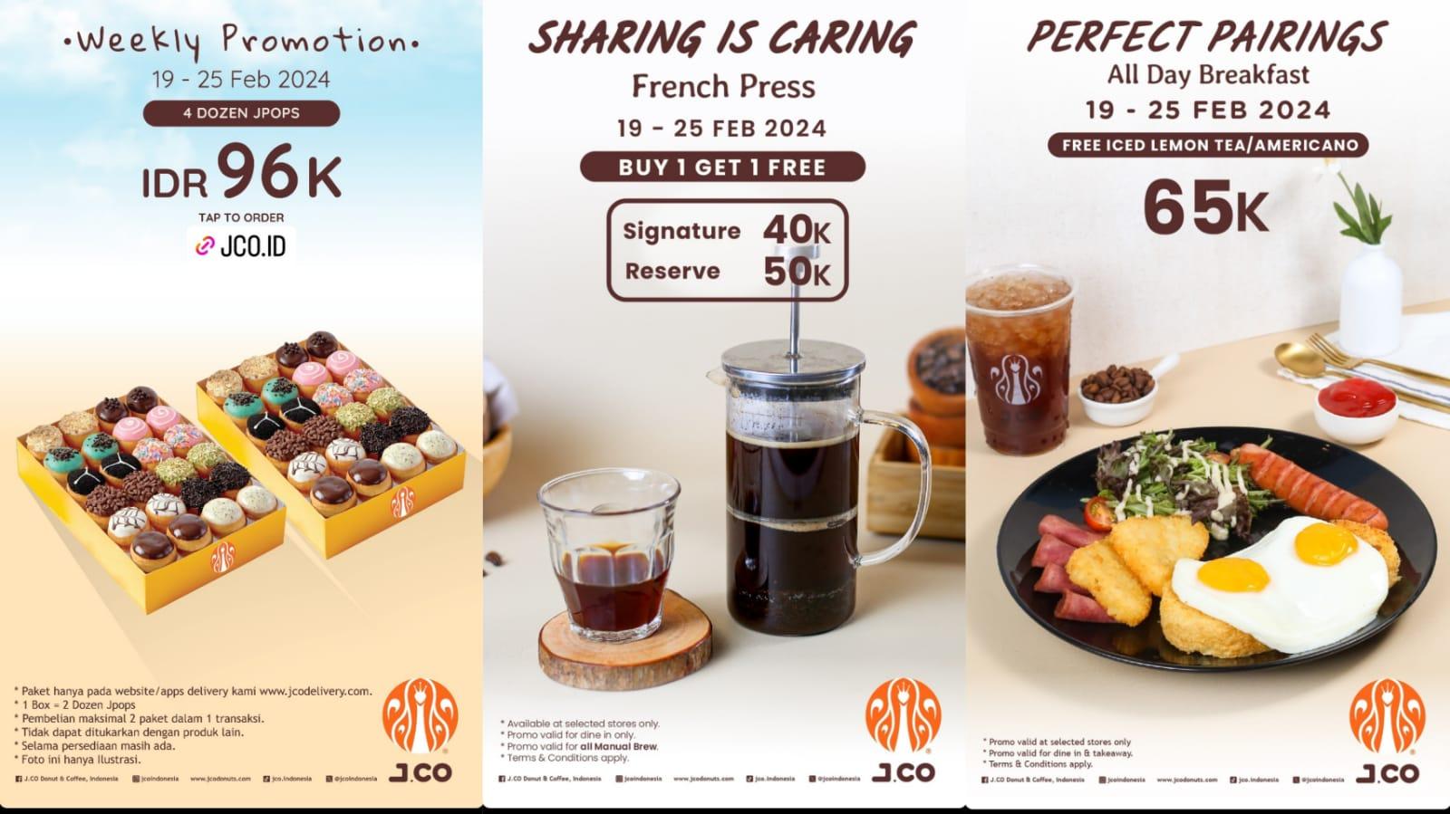 UNTUNG! Promo J.CO Hari Ini 25 Februari 2024, Dapatkan 4 Dozen Jpops Rp 96.000