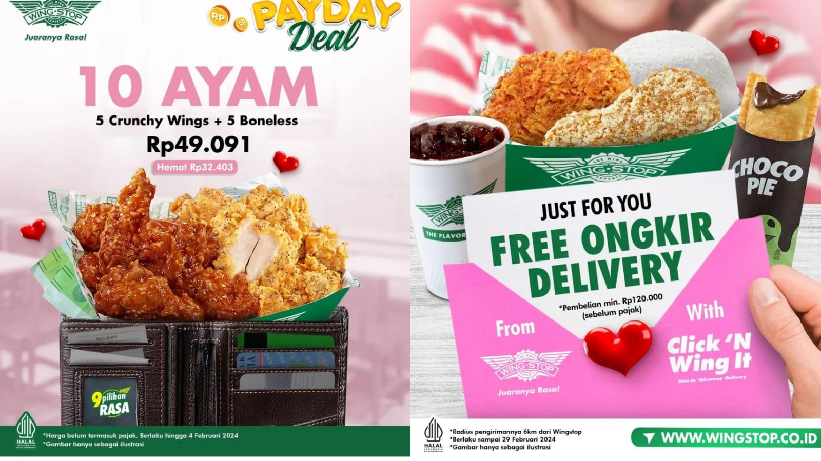 Sambut IMLEK dan Valentine, 4 Promo Wingstop Februari 2024, Dapatkan Sweet Flavor Box Rp 59 Ribuan