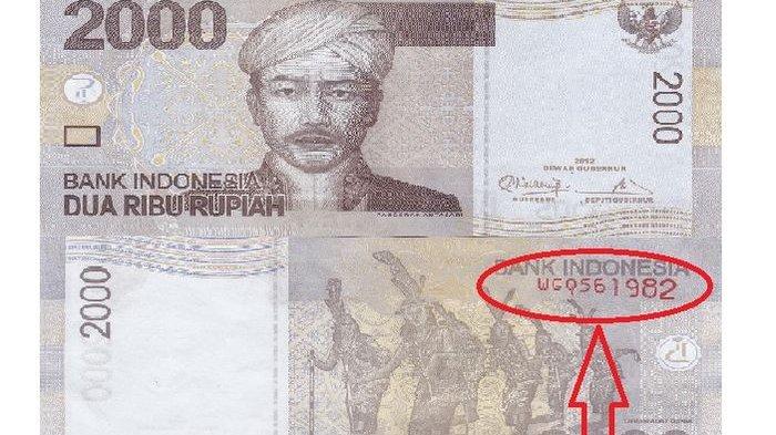 Gara-gara Salah Cetak, Uang Rp 2000 Ini Diburu, Langsung Dibayar Rp 60 ...