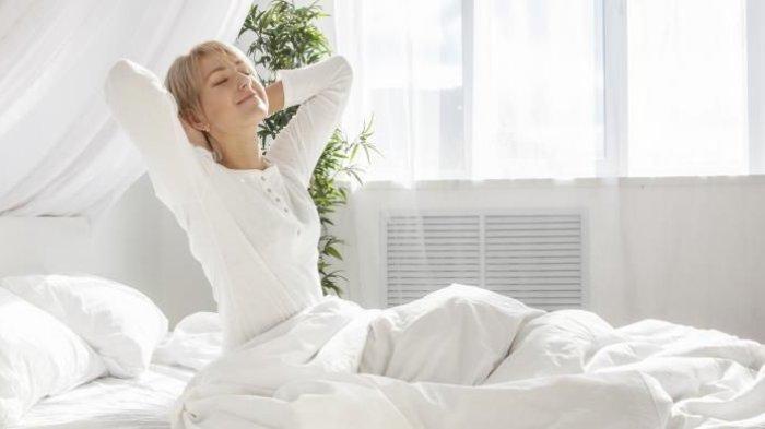 Ilustrasi bangun tidur