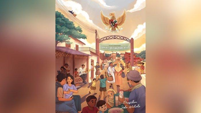 Kartun IG Jokowi di Hari Kesaktian Pancasila, Kucing Oren Enggak Pernah