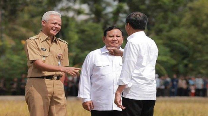 Prabowo Subianto dan Ganjar Pranowo