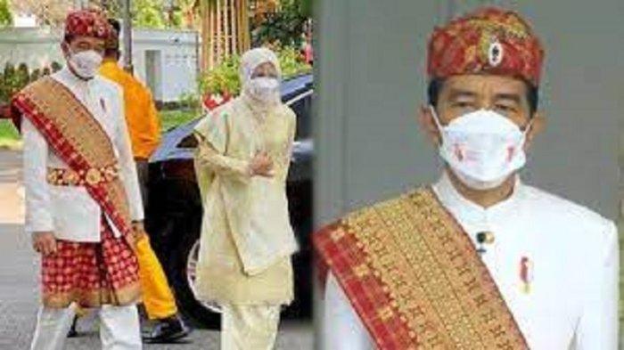 Jokowi Kenakan Pakaian Adat Pepadun di Upacara HUT Ke-76 RI, Busana Khas Pemuka Adat Lampung