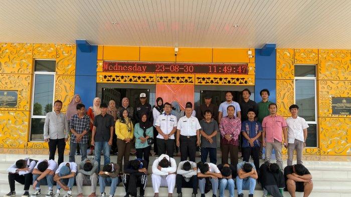 Satreskrim Polresta Pangkalpinang menggelar pertemuan dengan orang tua, pihak sekolah dan pelajar yang terlibat tawuran.