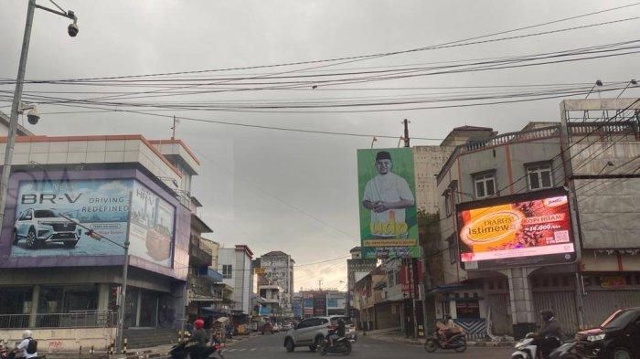 Ilustrasi foto hujan gerimis dan cuaca mendung di Kota Pangkalpinang, Senin (23/10/2023).