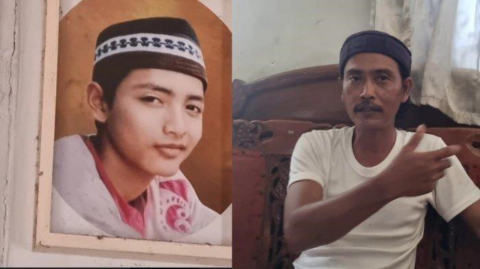 Didin Wahyudin dan mendiang anaknya, Harun Al Rasyid, pelajar SMP yang tewas saat kerusuhan 22 Mei 2029 atau ketika terjadi demo Pilpres 2019 di Bawaslu.