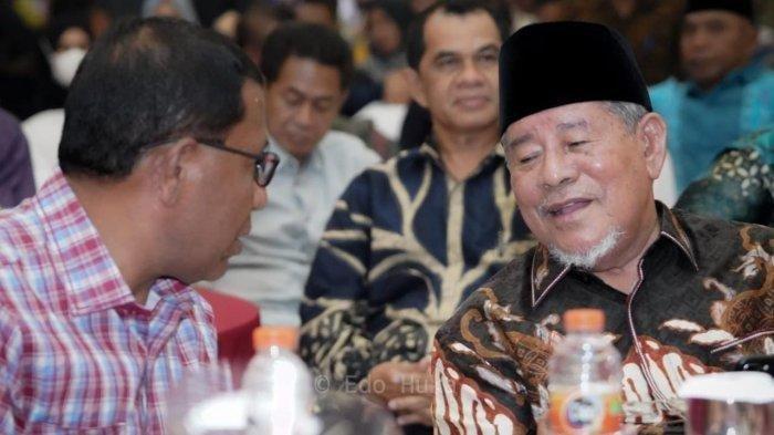 Gubernur Maluku Utara Abdul Ghani Kasuba saat menghadiri sebuah acara. Abdul Ghani Kasuba terjaring OTT KPK pada Senin (18/12/2023).