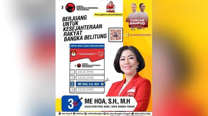 Mehoa untuk DPRD Provinsi Bangka Belitung Nomor Urut 3. Dapil Bangka Tengah, Mohon doa dan Dukungan.