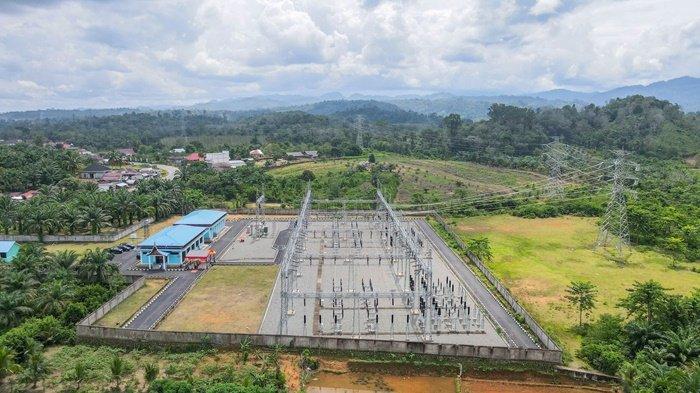 Tampilan Gardu Induk 150 kV Mukomuko berkapasitas 60 MVA di Bengkulu yang telah beroperasi sejak Desember 2023.