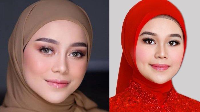 Kolase Lesti Kejora (kiri) dan Jialyka Maharani (kanan). Sosok Jialyka Maharani anak mantan Bupati Ogan Ilir yang mencuri perhatian lantaran wajahnya mirip dengan pedangdut Lesti Kejora.