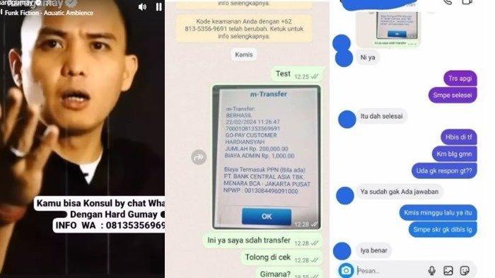 VIRAL Curhatan Pasien <a href='https://manado.tribunnews.com/tag/hard-gumay' title='Hard&nbsp;Gumay'>Hard&nbsp;Gumay</a> Ngaku Ingin Konsul Tapi Tak Direspon Padahal Sudah Kirim Uang