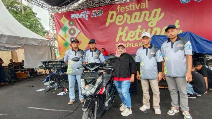 Honda yang menjadi salah satu sponsor dalam pergelaran acara Ruwahan Tempilang 2024