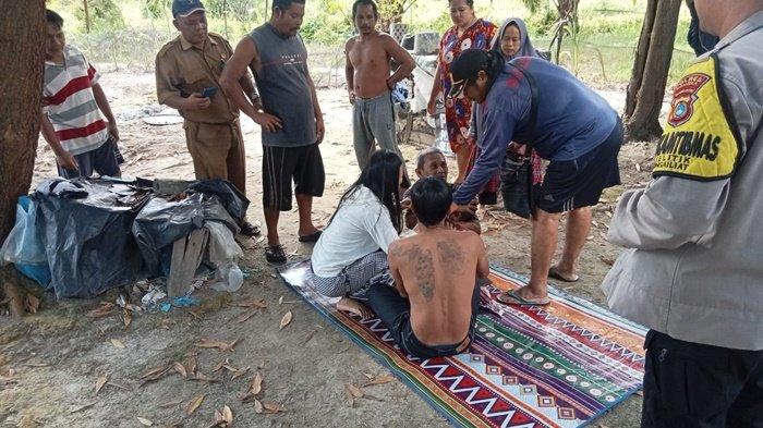 Selo bocah 4 tahan tewas tenggelam di Kolam tambak Ikan di Lingkungan Rambak Kecamatan Sungaliat Kabupaten Bangka Selasa (2/4/2024)