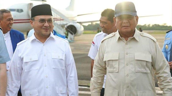 Erzaldi Rosman saat bersama Capres pemenang Pemilu 2024 Prabowo Subianto