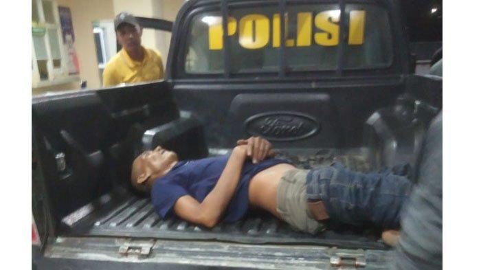 Ben korban duel maut di Paritlalang, Kecamatan Bukit Intan, Kota Pangkalpinang, Senin (14/05/2024).