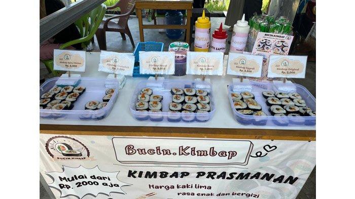 Bucin Kimbap menyediakam tiga varian saos, yakni mayonaise, sambal, sama mentai yang bisa dipilih sesuai selera konsumen.