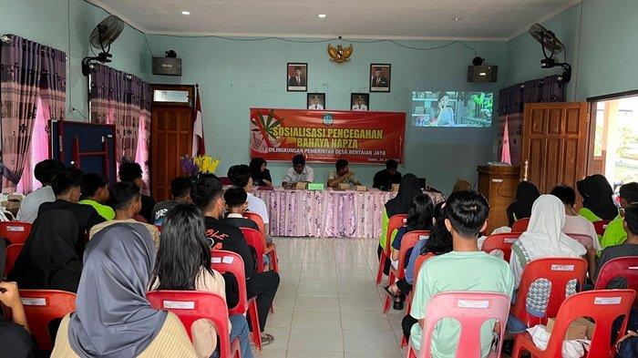Mahasiswa KKN IAIN SAS Babel Gelar Sosialisasi Bahaya Napza di Desa Bentaian Jaya