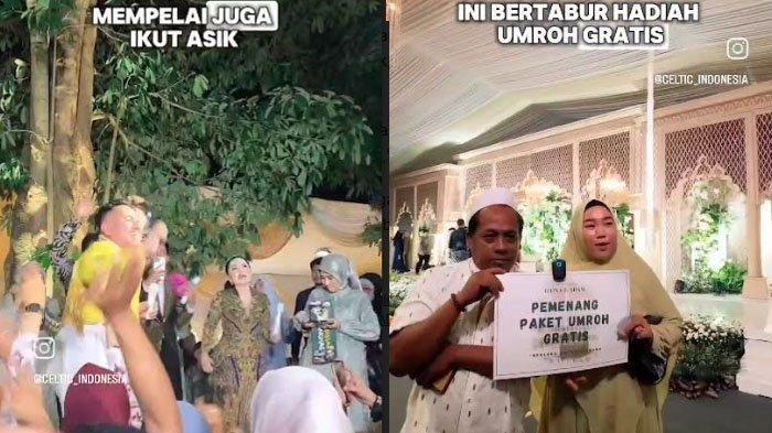 Viral pernikahan di Gresik, Jawa Timur memberikan souvenir berupa paket sembako. Hebatnya lagi, para ramu undangan mendapat paket umrah gratis.