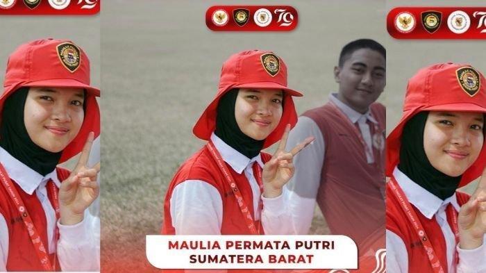 Maulia Permata Putri, paskibraka pembawa baki upacara HUT ke-79 RI di IKN.