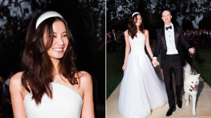 Angela Meng, istri Brian Armstrong yang baru ia nikahi