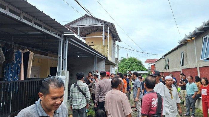 Situasi rumah Fauzan (36) yang dikabarkan tewas akibat gantung diri, di perumahan Taman Jagung 1 dan 3 Kelurahan Selindung Baru, Kecamatan Bukit Intan Kota Pangkalpinang, Kamis (5/12/2024).