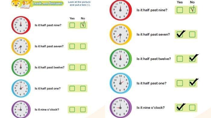 Soal Bahasa Inggris kelas 4 SD halaman 82