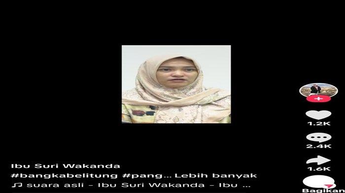 KLARIFIKASI WENI--Akun Ibu Suri Wakanda miik Weni yang juga pegawai PT Timah Tbk memberikan tanggapan dan klarifikasi soal video viral dibuatnya yang diduga menghina honorer pengguna BPJS