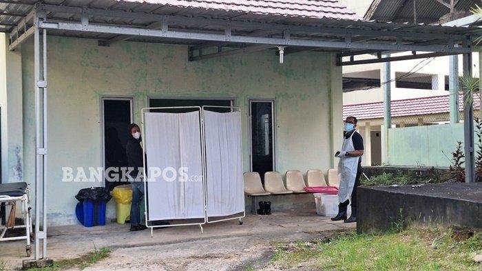 MAYAT TANPA IDENTITAS -- Tim dokter dari Polda Babel, ketika berada di kamar jenazah RSUD Depati Hamzah Pangkalpinang guna melakukan visum dan otopsi terhadap mayat laki-laki tanpa identitas, Rabu (26/3/2025).