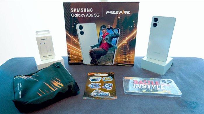 HARGA SAMSUNG A06 5G - Paket penjualan SAMSUNG Galaxy A06 5G edisi khusus game Free Fire