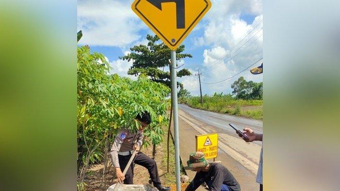 Tekan Angka dan Fatalitas Kecelakaan, Polres Bangka Selatan Pasang ...