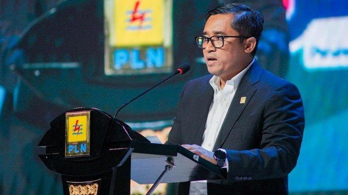 STARTUP DAYA -- Direktur Perencanaan Korporat dan Pengembangan Bisnis PLN, Hartanto Wibowo saat membuka acara PLN Startup Day 2025, di Kantor Pusat PLN, Jakarta, Rabu (21/5). Dalam sambutannya, Hartanto menyampaikan bahwa sejak 2023, PLN telah membangun ekosistem startup yang konkret dan terstruktur.