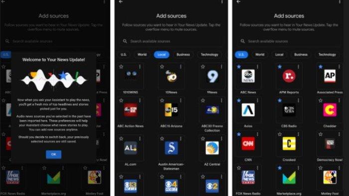 Cara gunakan fitur bacakan berita di Google Assistant.
