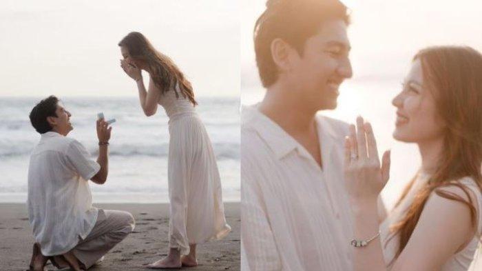 SOSOK HAVIZA -- Kabar bahagia datang dari pasangan selebritis Harris Virza dan Haviza Devi Anjani yang diketahui baru saja menjalani prosesi lamaran usai 4 tahun menjalin asmara.
