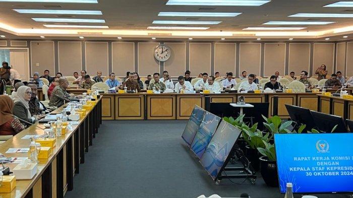 Melati Erzaldi saat mengikuti agenda RDP bersama mitra Komisi XIII DPR RI pada Rabu (30/10/2024) kemarin.