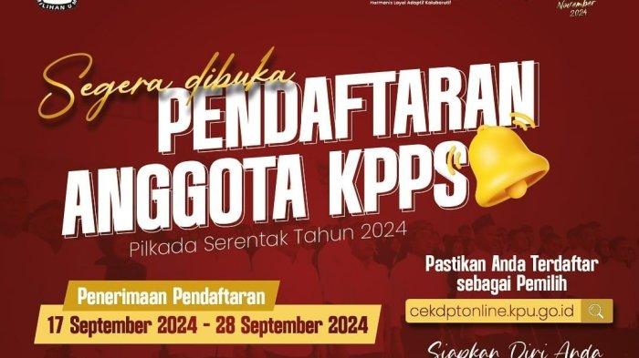 Dibuka Pendaftaran Kpps Pilkada 2024 Ini Syarat Dan Gajinya Dibuka Pendaftaran Kpps Pilkada 2024 Ini Syarat Dan Gajinya