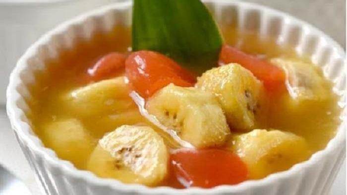 Ilustrasi kolak pisang