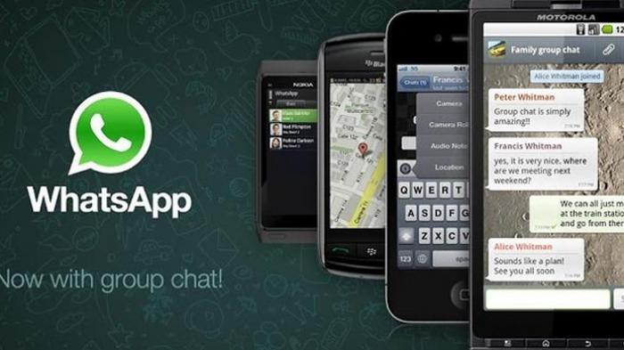 Aplikasi pesan instan WhatsApp tersedia di platform Android, iOS, BlackBerry, dan Windows Phone