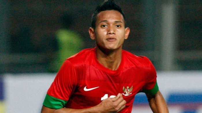 Penyerang Timnas Indonesia Muchlis Hadi.