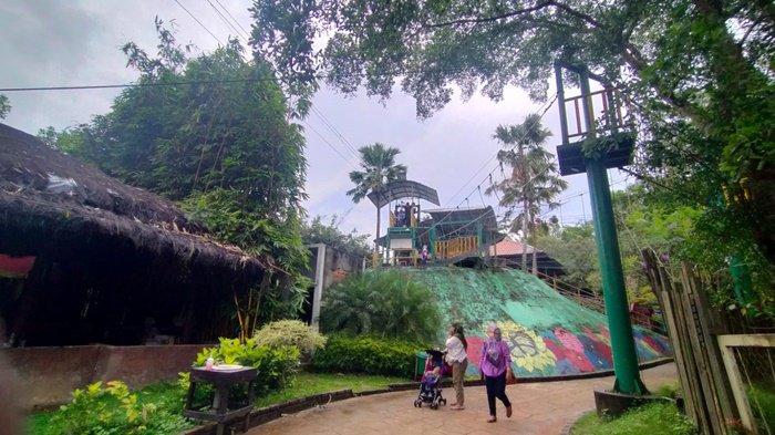Amanah Borneo Park, objek Wisata di Banjarbaru yang menyediakam wahana permainan dan hiburan untuk segala usia mulai anak-anak hingga orang dewasa, Kamis (17/11/2022).