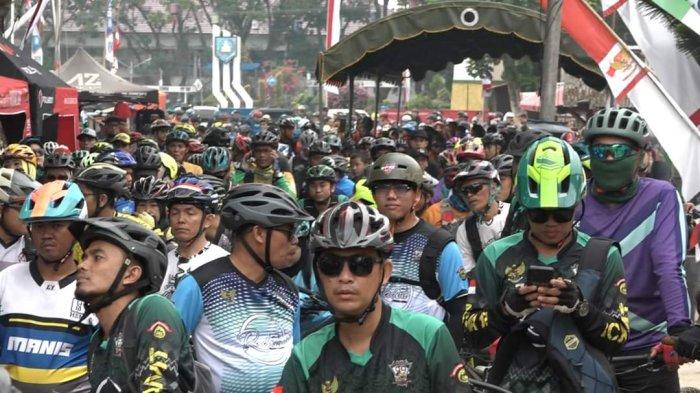 Antusias Peserta Gowes Sehati ke 5