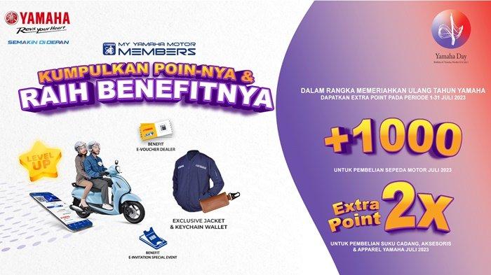 Asst. General Manager Marketing-Public Relation PT Yamaha Indonesia Motor Manufacturing (YIMM), Antonius Widiantoro, mengajak masyarakat untuk ambil bagian merayakan HUT Yamaha dan dapatkan hadiah-hadiah menarik.