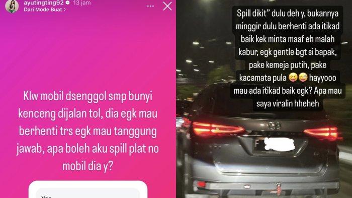 Curhatan Ayu Ting Ting soal tabrakan yang dialami