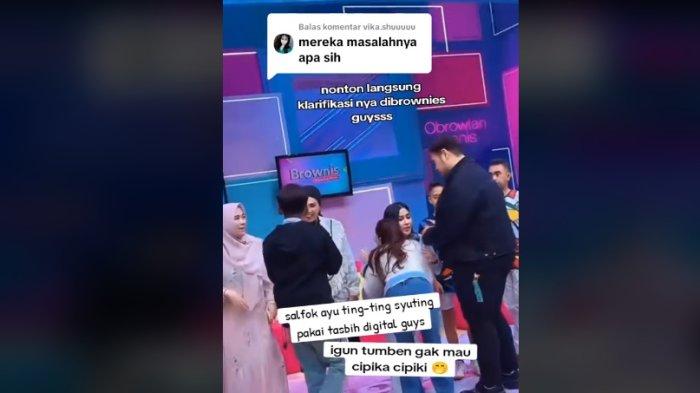 Momen Ayu Ting Ting dan Ivan Gunawan salaman dengan Icha Annisa Faradilla jadi sorotan