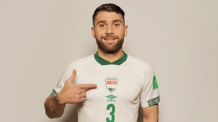 KE PERSIB - Bek Port FC, Frans Putros saat berseragam Timnas Irak yang akhirnya bergabung dengan Persib Bandung.